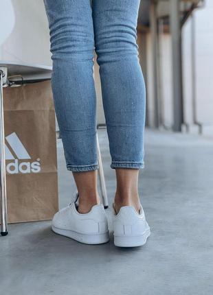 Кроссовки кеды adidas stan smith белый цвет кожаные (36-40)💜9 фото