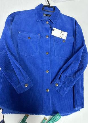 Вельветова  сорочка zara