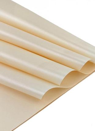 Папер тіш'ю перловий пудра 70 см х 50 см (упаковка 20 шт.)3 фото