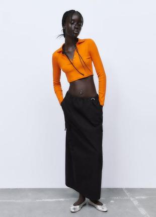 Кофта поло топ футболка xs s m zara2 фото