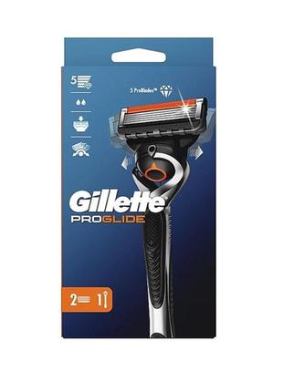 Gillette станок для гоління чоловічий (бритва) proglide - 2 касети