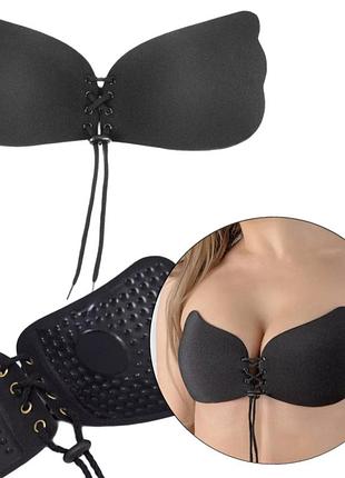 Бюстгальтер-невидимка fly bra силіконовий розмір b (85a, 70b, 75b, 80b, 70c)