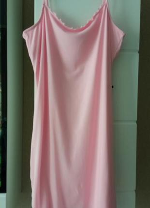 Платье сарафан h&amp;m розовый