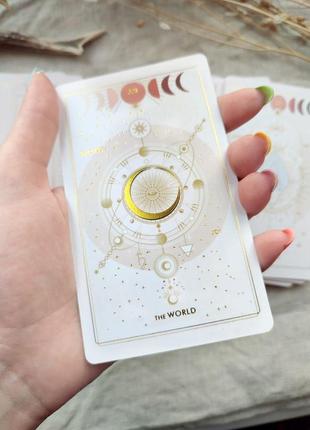 Гадальні карти таро долі destiny tarot таро з золотим тісненням розмір стандартний2 фото