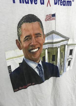 Vintage obama i have a dream футболка3 фото