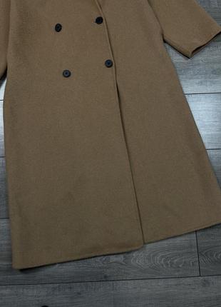 Роскошное шерстяное длинное пальто mango5 фото