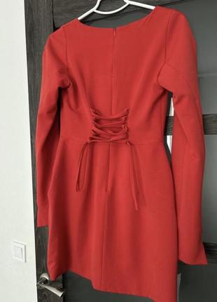 Платье красное mon blanche7 фото