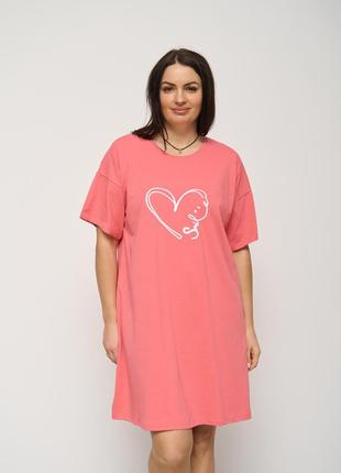 Женская ночная сорочка 2xl, 3xl, 4xl, 5xl