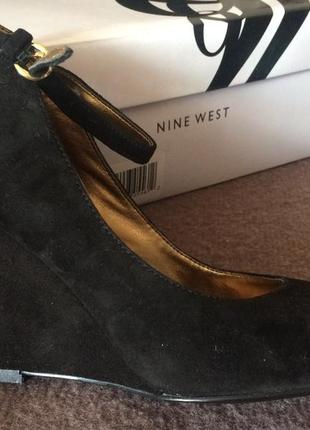 Туфлі мері-джейн nine west, нові, натуральна замша9 фото