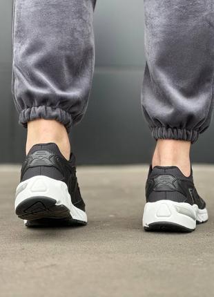 Мужские текстильные, черные с белым, стильные кроссовки. от 41 до 44 гг. m100 cx760-3 в демисезонные4 фото