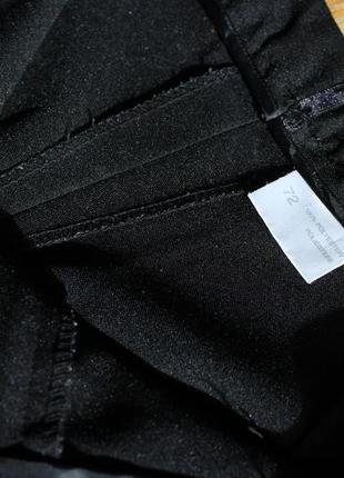 Чорні штани брюки кльош класичні6 фото