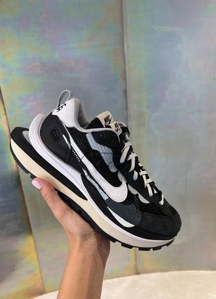 Женские кроссовки nike x sacai vaporwaffle люкс качество