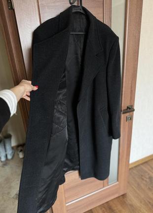 Пальто утепленное винтаж серое размер л-хл3 фото