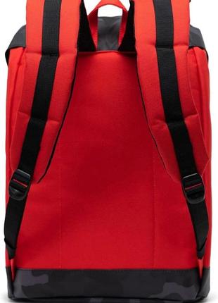 Рюкзак herschel retreat - fiery red/night camo3 фото