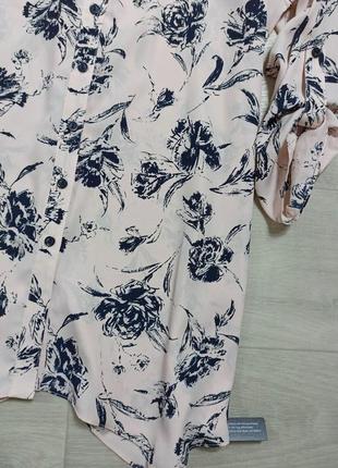 Блуза в цветы4 фото