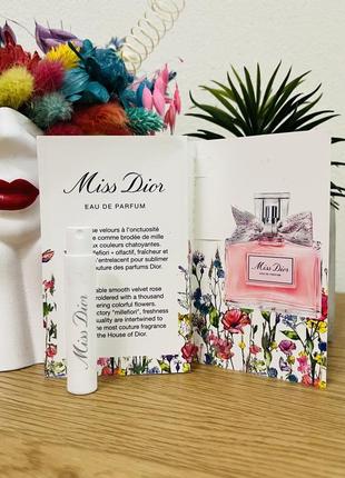 Оригинальный пробник парфюмированная вода christian dior miss dior eau de parfum 20212 фото