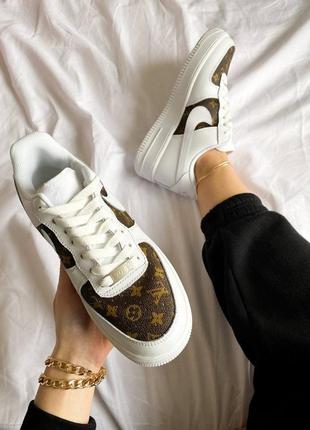 Nike air force 1 x
louis vuitton білі кросівки найк форс белые кроссовки луи витон