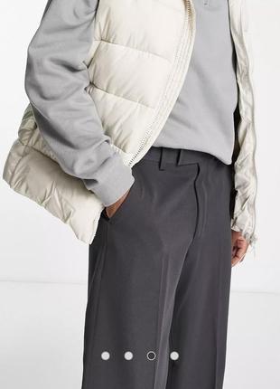 Стильные широкие брюки asos design wide leg smart trousers10 фото
