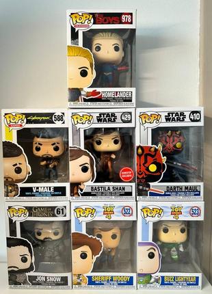 Фігурки funko pop star wars, toy story,  cyberpunk 20771 фото