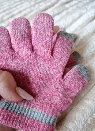Перчатки рукавички на девочку 2-4 лет3 фото