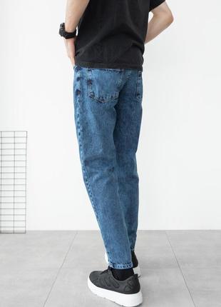 🔝чоловічі джинси мом темно-сірі6 фото