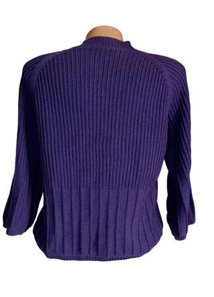 Кардиган оригинал  gerry weber кофта джемпер фиолетовый женский с коротким рукавом5 фото