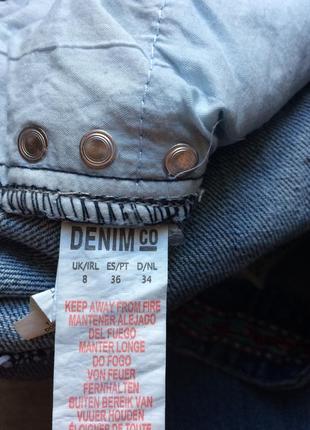 Эффектные джинсы с потертостями denim co9 фото