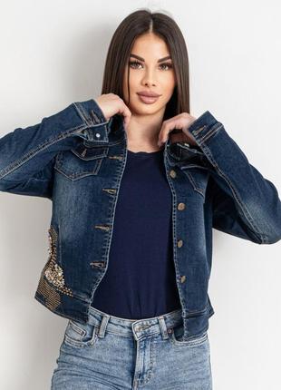 Куртка жіноча джинсова lady n 488
синя стрейчева