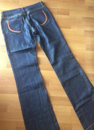 Paper denim&amp;cloth новые джинсы модель bootcut с вышивкой6 фото