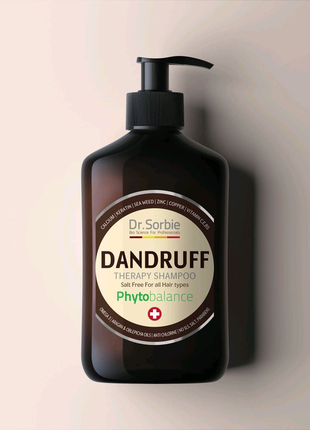 Шампунь против перхоти dr. sorbie dandruff therapy shampoo1 фото