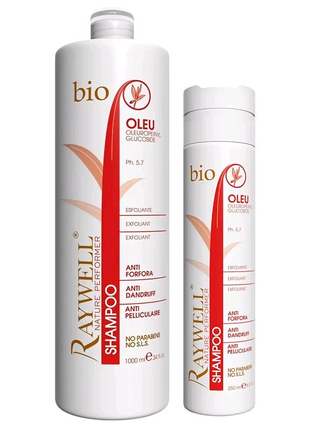 Шампунь проти  лупи  raywell bio oleu shampoo, 250  мл1 фото