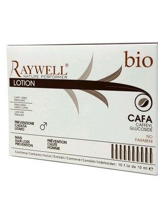 Лосьйон проти випадіння волосся у чоловіків raywell bio cafa loti1 фото