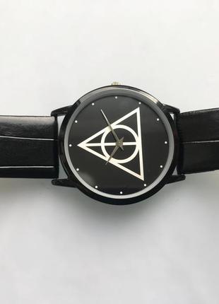 Годинник наручний гаррі поттер, символ дарів смерті, harry potter5 фото