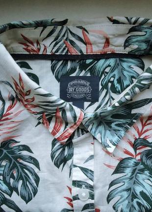Рубашка  гавайская cambridge dry goods cotton гавайка (m)3 фото