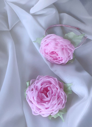 Костюм весняна квітка, костюм рожева квітка, обруч рожева квітка3 фото