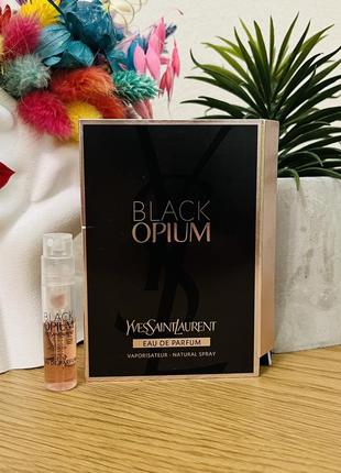 Оригинал пробник парфюмированная вода yves saint laurent black opium1 фото
