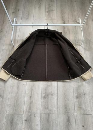 Куртка под дубленку легкая мягкая удобная размер 54 56 женская5 фото