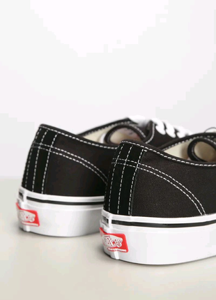 Vans skate authentic black/white3 фото