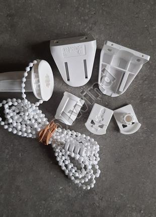 Механизм для тканевых ролет белый комплект besta mini с цепочкой, бежа мини1 фото