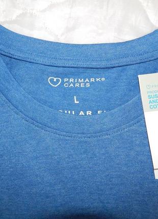 Чоловіча футболка primark cares оригінал р.50 053fmls (тільки в зазначеному розмірі, тільки 1 шт.)6 фото