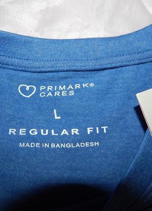 Чоловіча футболка primark cares оригінал р.50 053fmls (тільки в зазначеному розмірі, тільки 1 шт.)7 фото