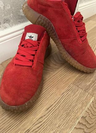 Оригінальні замшеві кеди adidas kamanda red4 фото