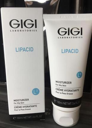 💦 зволожуючий крем для жирної шкіри 🌕gigi lipacid moisturizer for oily skin