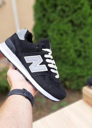 Зимові черевики жіночі кросівки new balance 574 (37-41)3 фото