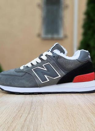 Зимові черевики жіночі кросівки new balance 574 (37-41)1 фото