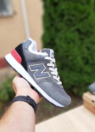 Зимові черевики жіночі кросівки new balance 574 (37-41)3 фото