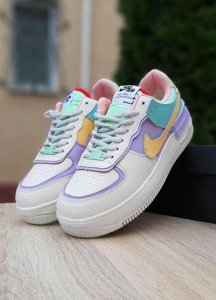 Зимові черевики жіночі кросівки nike air force 1 shadow (36-41)