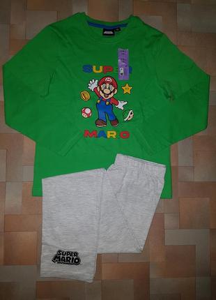 Яркая пижама марио, super mario комплект primark 7-8 лет 128 см