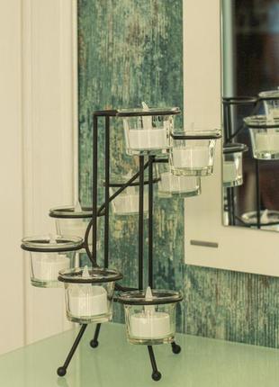 Подсвечник со свечами «серпантин»