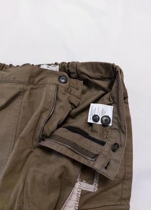 Женские карго брюки 78 stitches patchwork combat trousers in green limited edition collection 34 фото